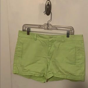 Lime Green Chino Shorts